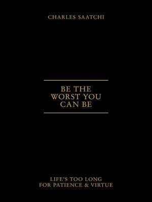 cover image of Be the Worst You Can Be